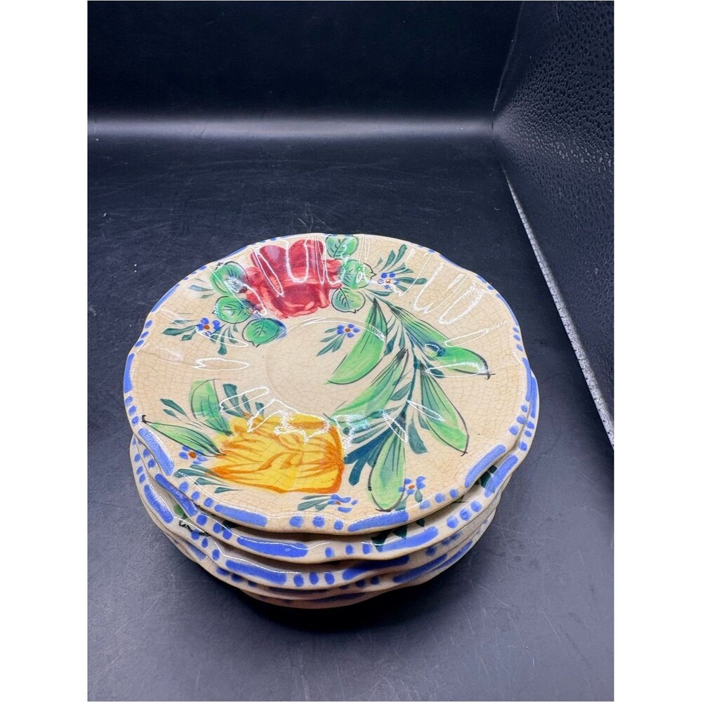 5 Japan Floral Saucers